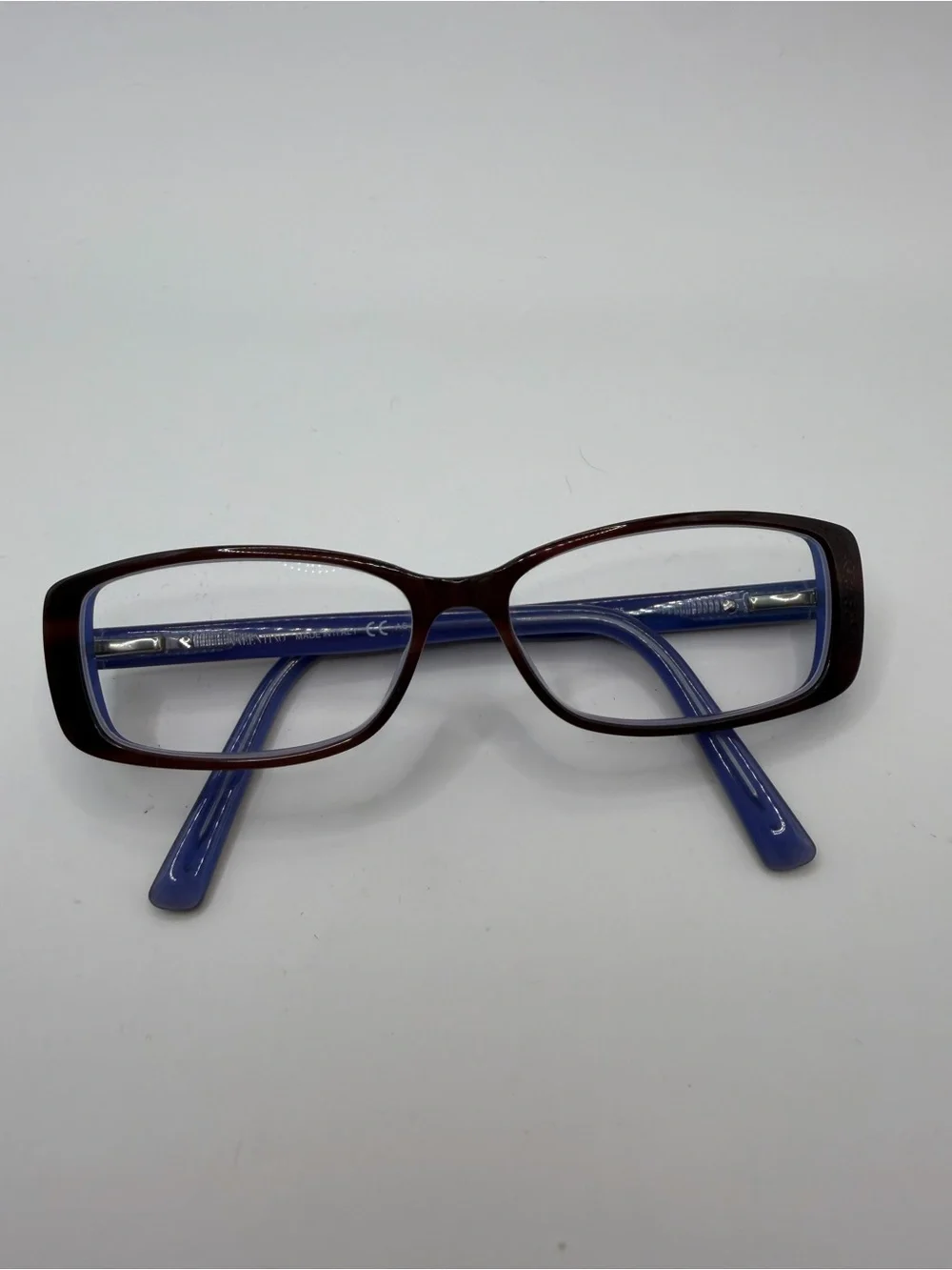 Valentino Italy V5761 ISK 53-14-135 Tortoise/Lavender Eyeglasses Frame IM77 blue